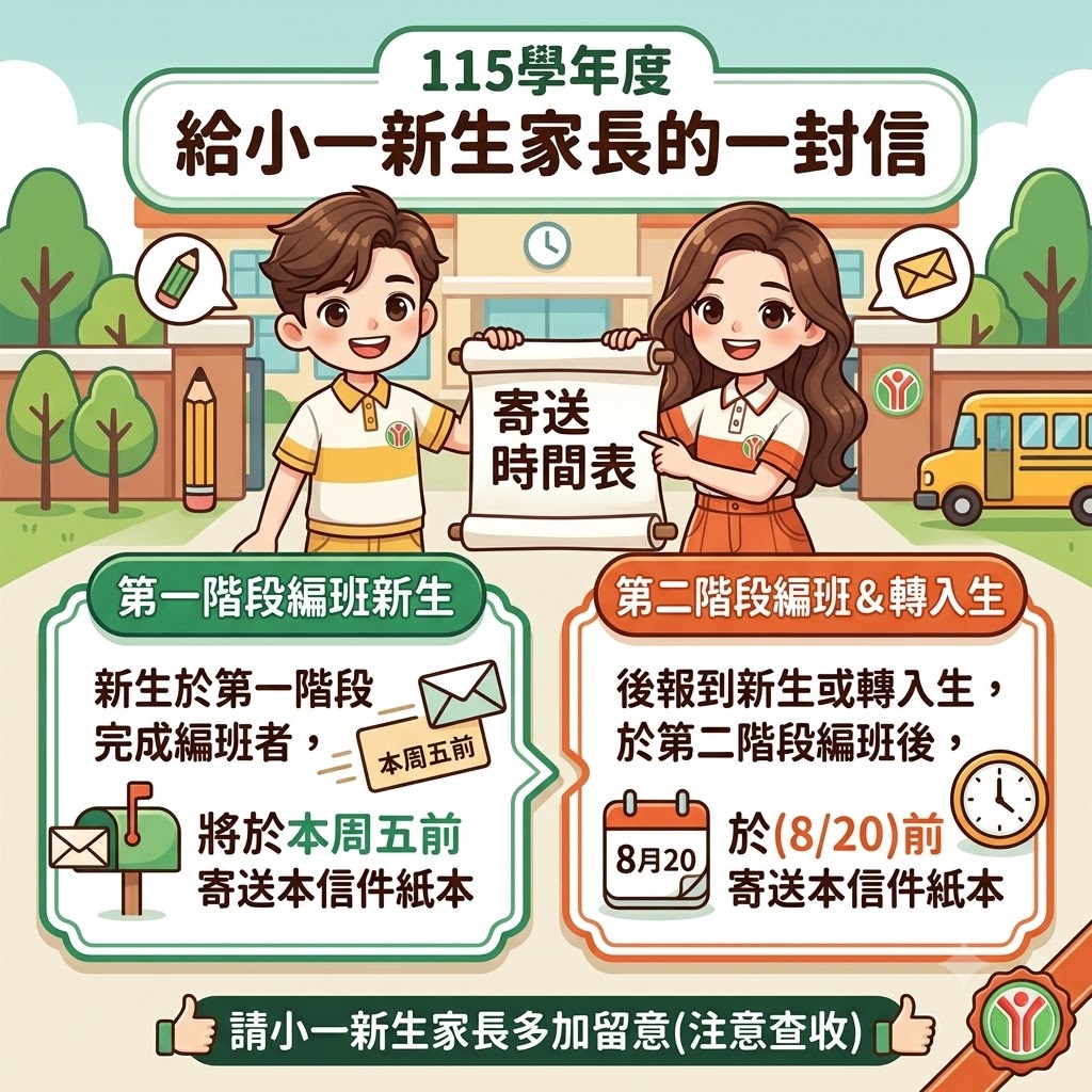 20260804 115學年度給小一新生家長的一封信